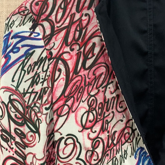 - NWOT HOMME PLUS JK5 TATTOO jacket - Picture 2 of 12